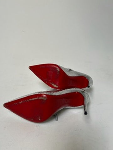 Louboutin So Kate Silver Booties