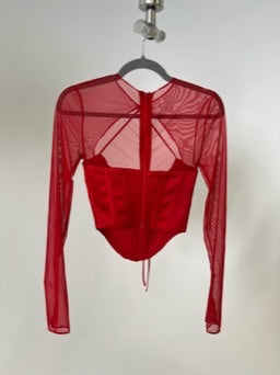 Mistress Rocks Know You Long Sleeve Corset