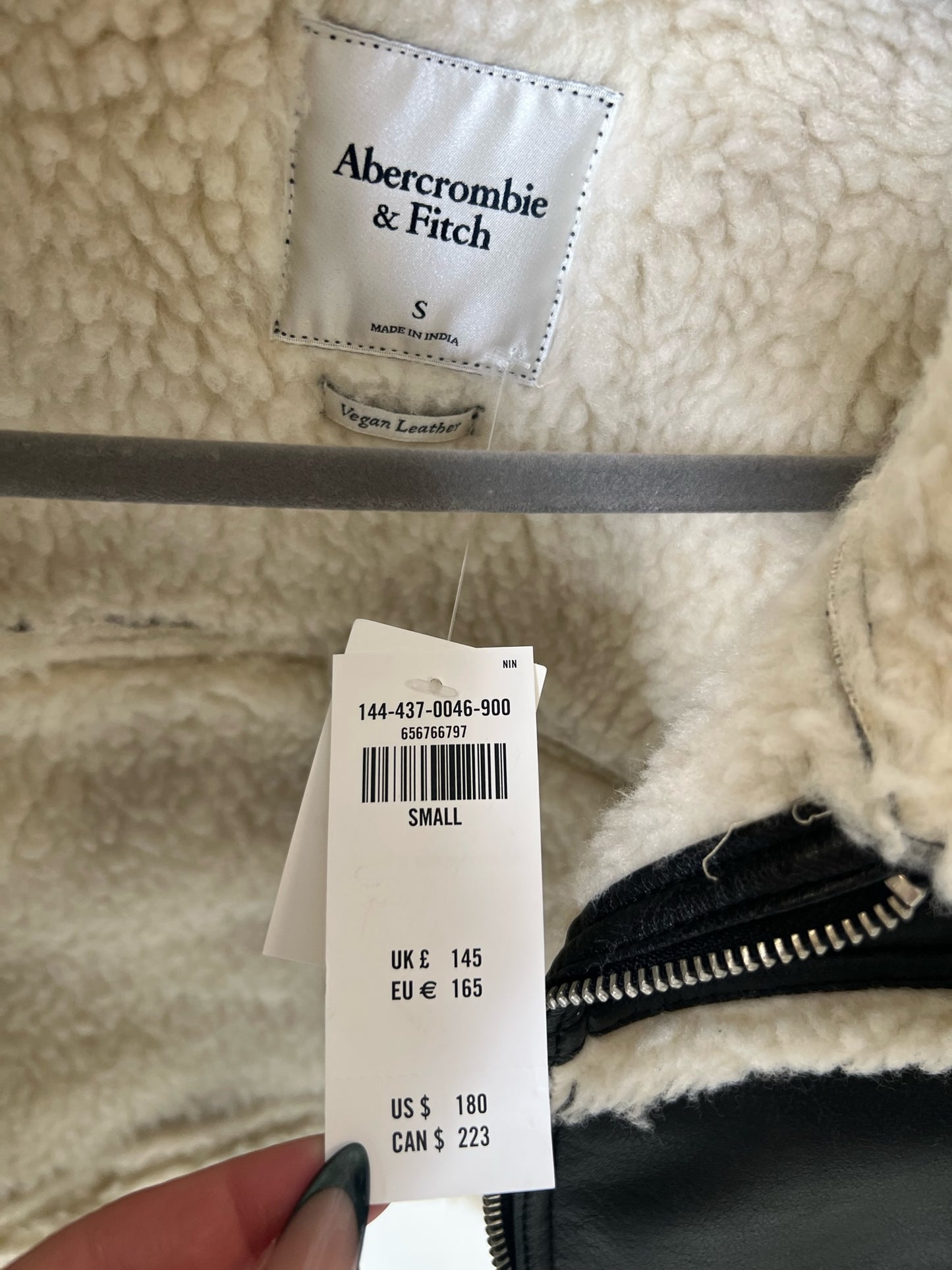 Abercrombie & Fitch Vegan Leather Jacket