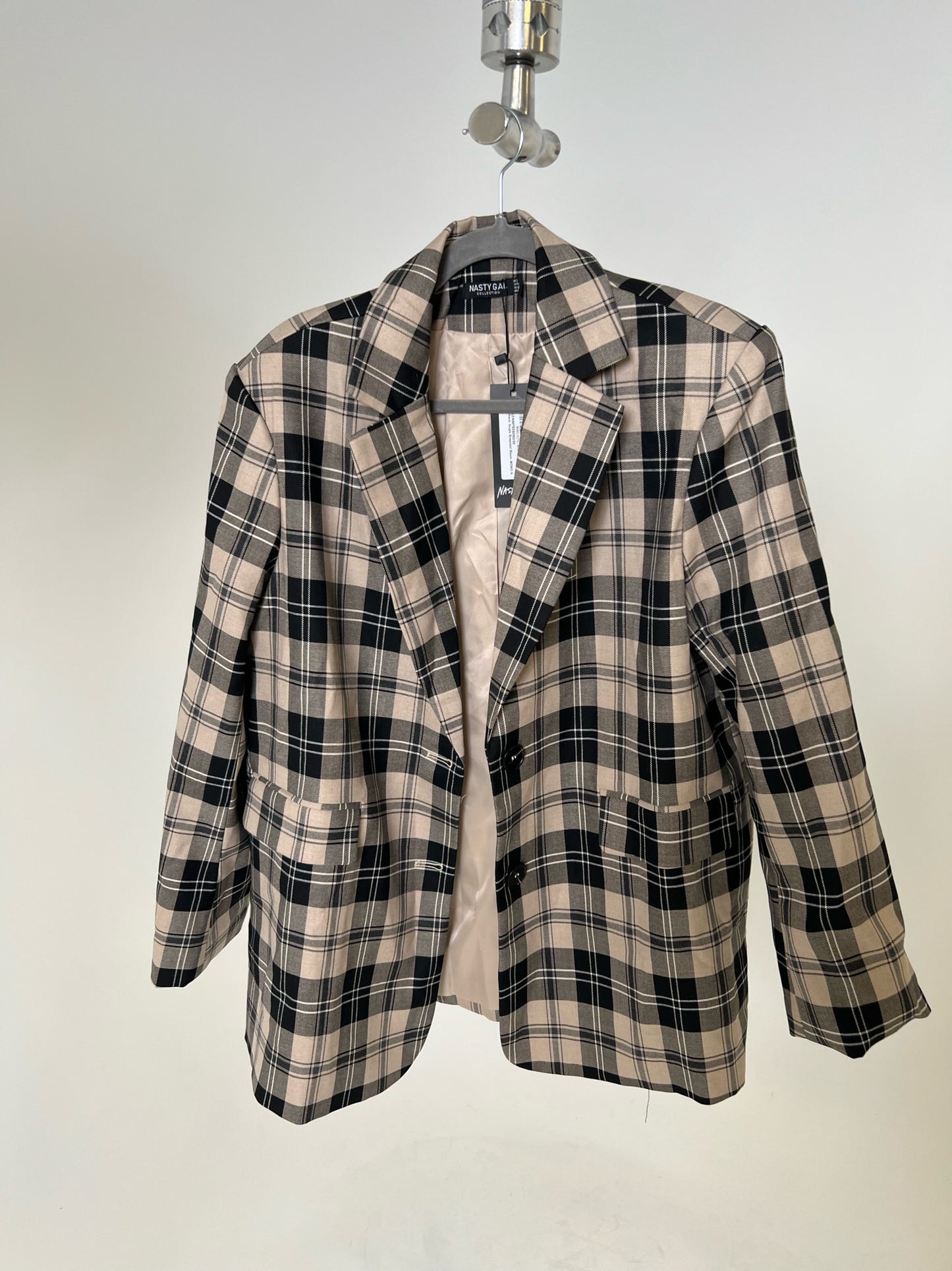 Nasty Gal Check Blazer