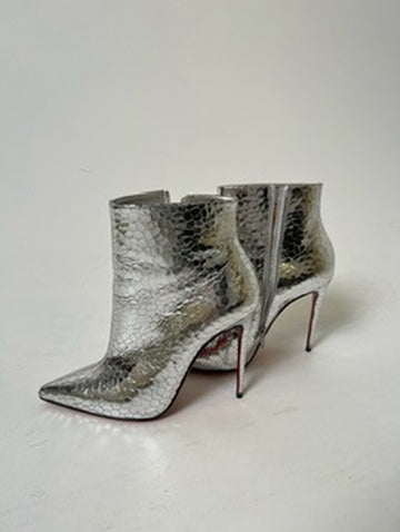 Louboutin So Kate Silver Booties