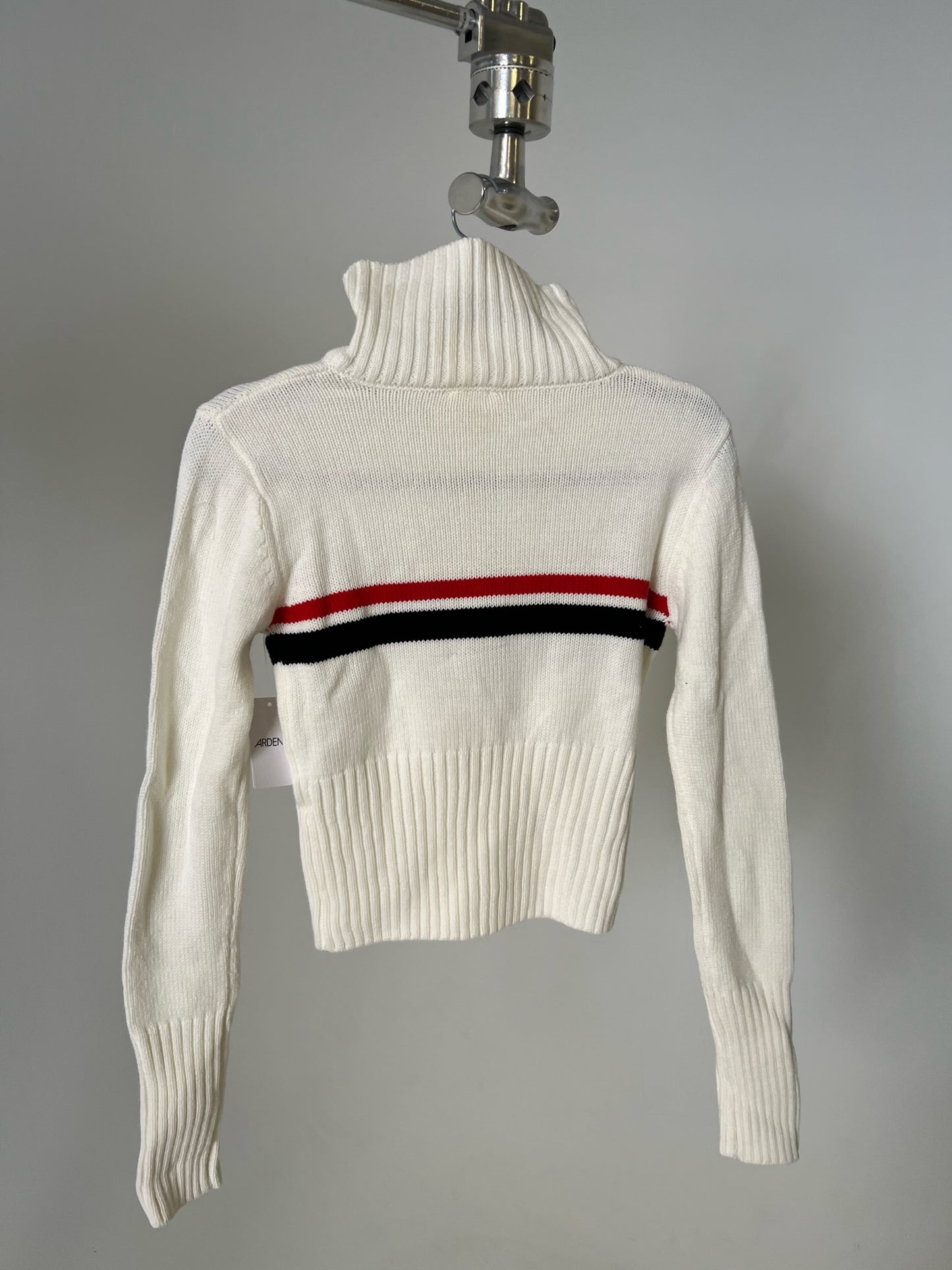 Ardene Striped Ski Zip Up Sweater