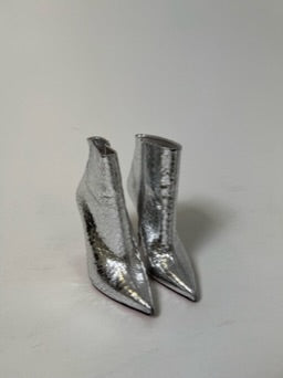 Louboutin So Kate Silver Booties