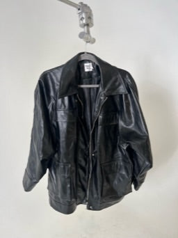 Princess Polly Next In Line Faux Leather Biker Jacket