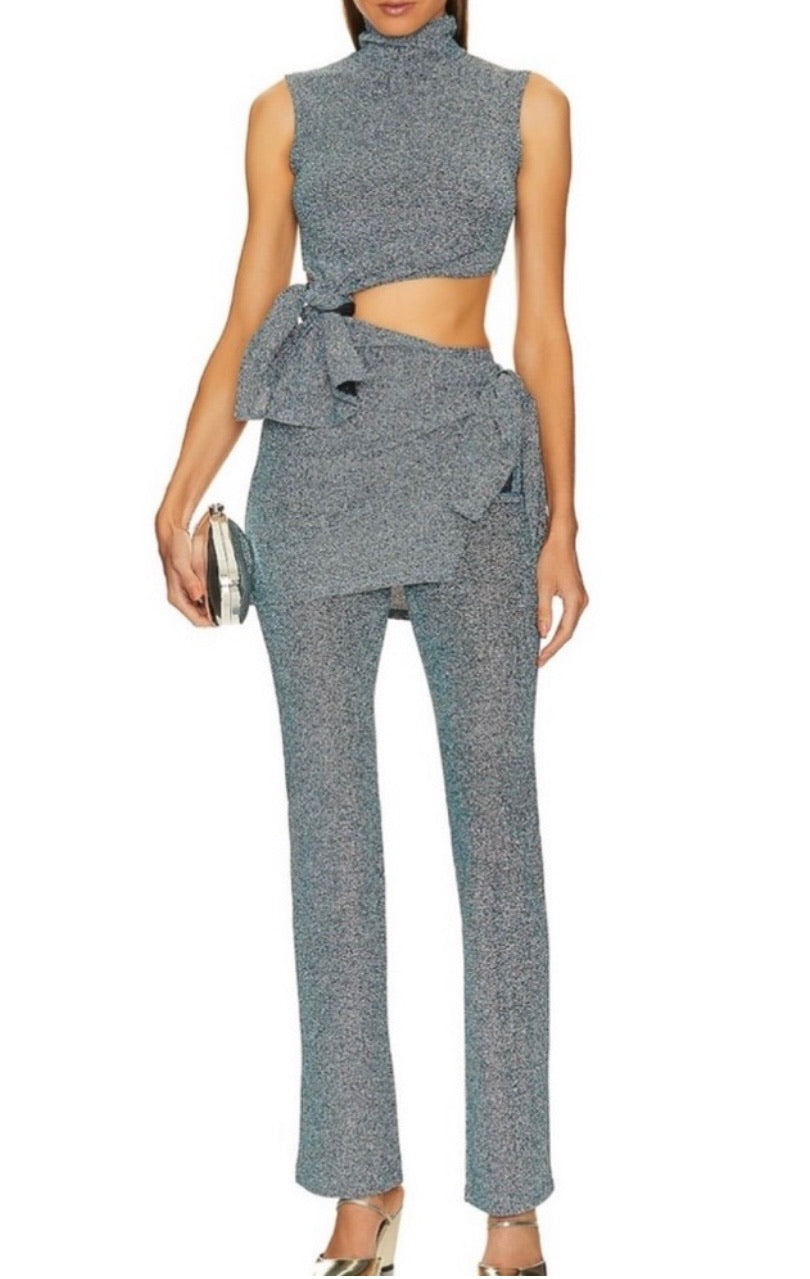 L'Academie Metallic Pant 3 Piece Set